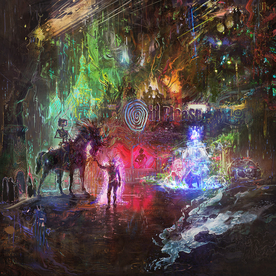 赛博朋克风未来科技插画