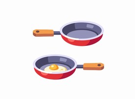 卡通平底锅