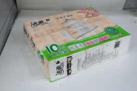 洁柔 可湿水面纸 家庭装 自然