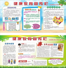 夏季冬季健康宣传样