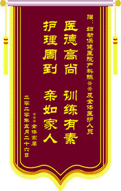 复古旗帜  锦旗  锦旗设计