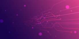 科技渐变未来电路板线条背景素材