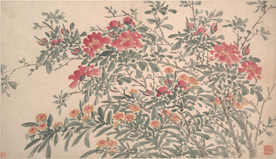 明代陈淳花卉花草绘画