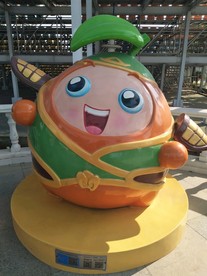 南瓜卡通雕塑