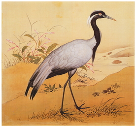 复古花鸟工笔画