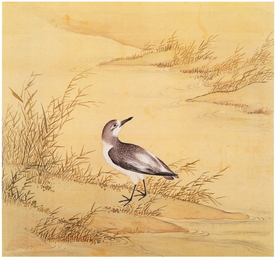 复古花鸟工笔画