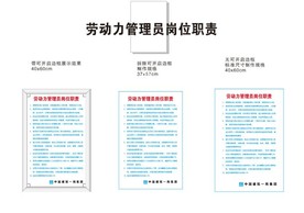 中国建筑劳动力管理员岗位职责