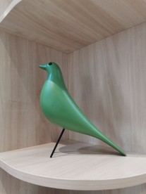 小鸟装饰品  绿色小鸟摆件 现