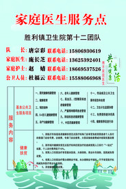 家庭医生签约服务牌