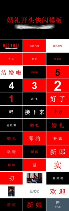 婚礼快闪PPT