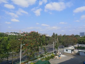 蓝天下