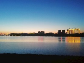 锦州凌河夜景