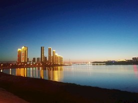 锦州凌河夜景