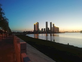 锦州凌河夜景