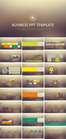 文艺高逼格ppt模板