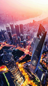 上海 黄浦江 陆家嘴 照明