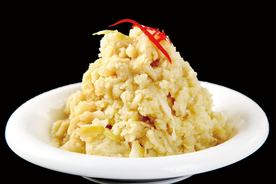 腌菜拌土豆泥