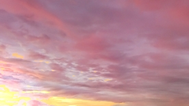 天空 晚霞