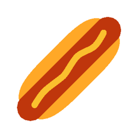 卡通热狗
