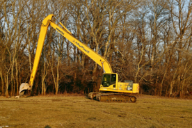 挖掘机工程车辆施工机械图片