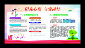心理健康 心理咨询 心理展板