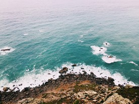 海浪 浪花 礁石
