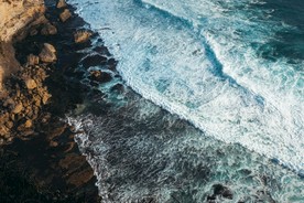 海浪 浪花 礁石