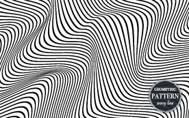 波形曲线元素抽象背景