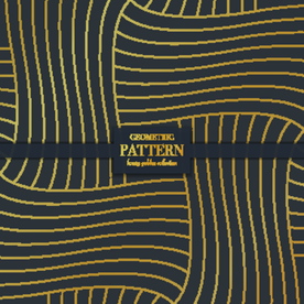 波形曲线元素抽象背景