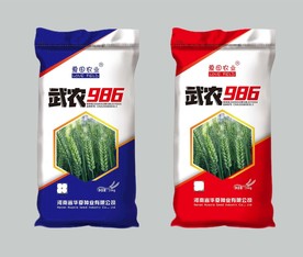 种子包装小麦种编织袋几何图包装