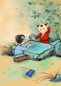 2020中国风国学儿童下棋