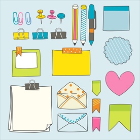 手绘学习用品