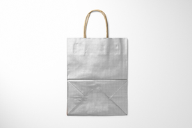 金属牛皮纸购物袋样机