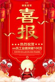 企业喜报海报