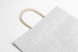 天然牛皮纸购物袋