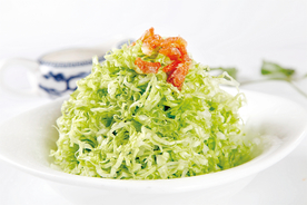 虾干拌白菜