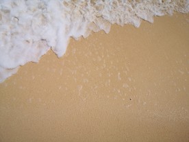 沙滩海水