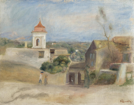 雷诺阿风景油画