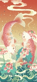 中国风精美潮流插画