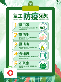 疫情防控展板
