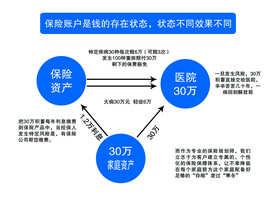 保险三饼图