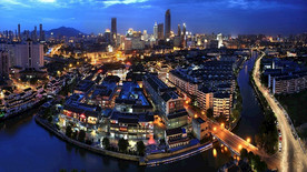 无锡南长街 都市夜景