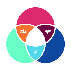 数据交汇创意海报