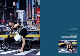 纽约之旅相册PSD影楼模板