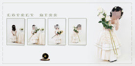 娴静女孩儿童相册PSD影楼模板