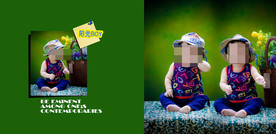 幸福气息儿童相册PSD影楼模板