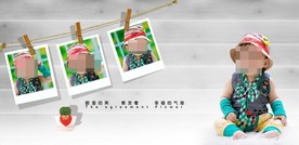 幸福气息儿童相册PSD影楼模板