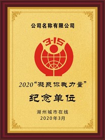 国际消费者权益奖牌