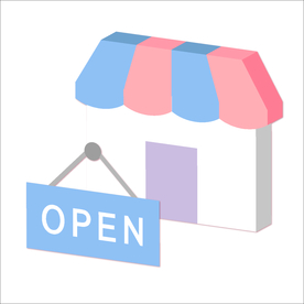 商店营业的标志