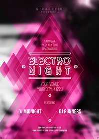 国外潮流促销时尚海报